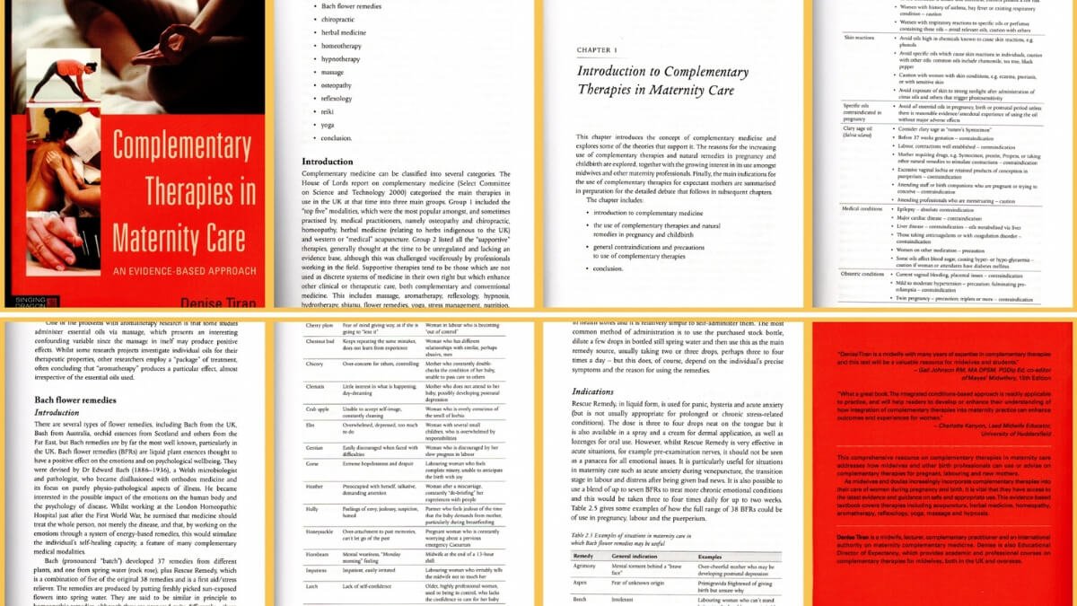 Geriausios Nėščiųjų Masažo Knygos. Pateiktos iliustracijos iš knygos Complementary Therapies in Maternity Care..