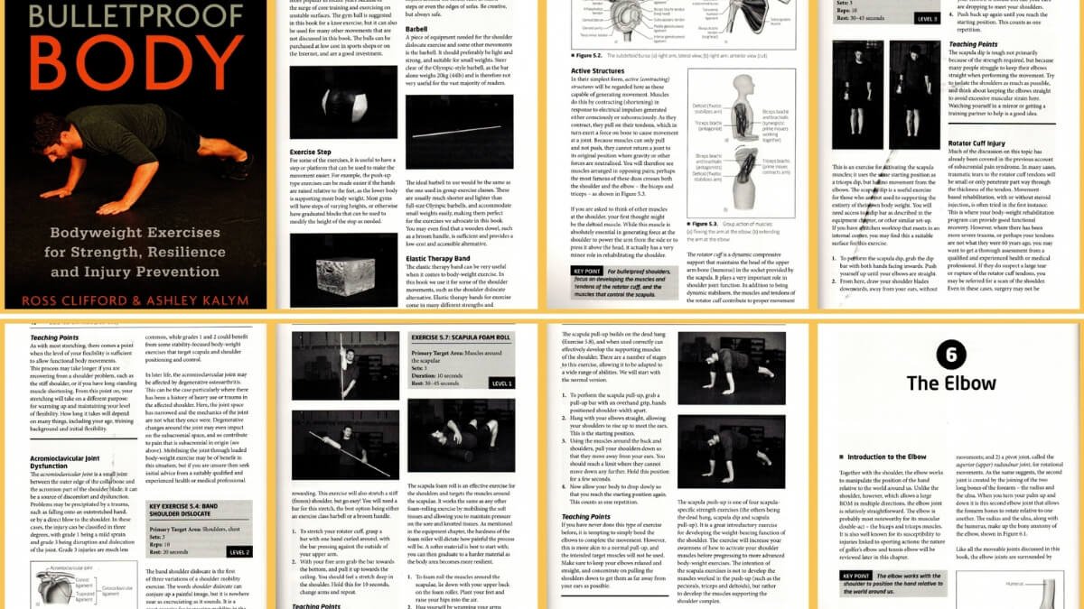 Knygos Pratimam Su Savo Kūno Svoriu. Pateiktos iliustracijos iš knygos Build Your Own Bulletproof Body.