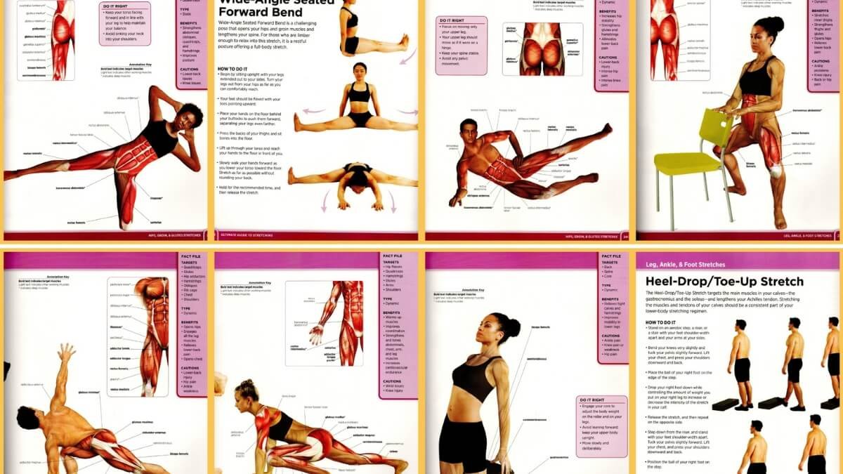 Čia pateikiamos geriausios knygos apie statinius tempimo pratimus sąrašas. Iliustracijos paimtos iš leidinio "Ultimate Guide to Stretching"