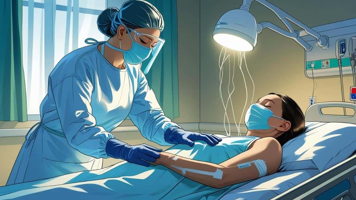 Masažas Esant Astmai | Massage For Asthma. Moteris naudoja inhaliatorių nuo astmos.