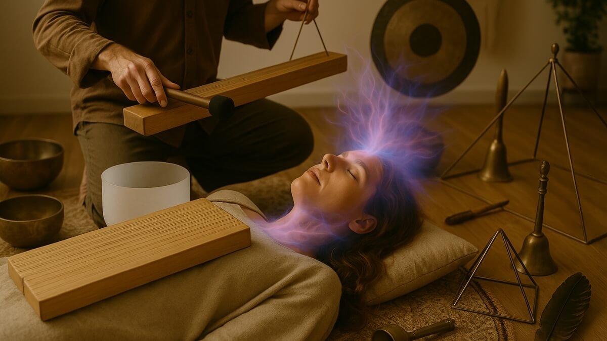 Plūduriavimo Terapija (Floatation Therapy). Vyras plūduriuoja plūduriavimo kapsulėje.