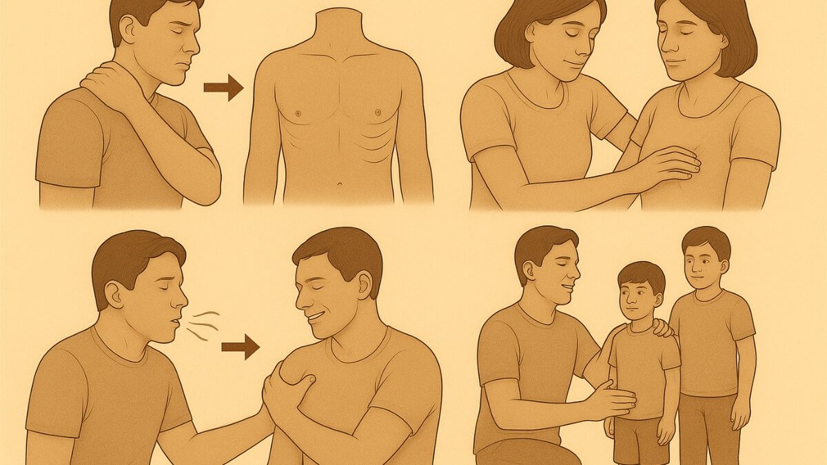 Masažas Esant Astmai | Massage For Asthma. Moteris naudoja inhaliatorių nuo astmos.