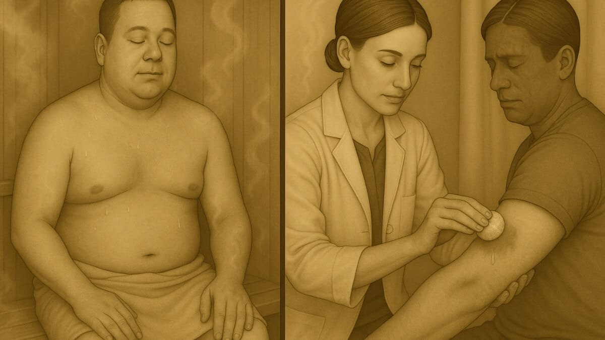 Savi Pagalba Ir Gydymas Masažuotojui. Masažuotojas specialistas kenčia po riešo skausmo ir taiko vandens terapija naudodamas epsom druską.