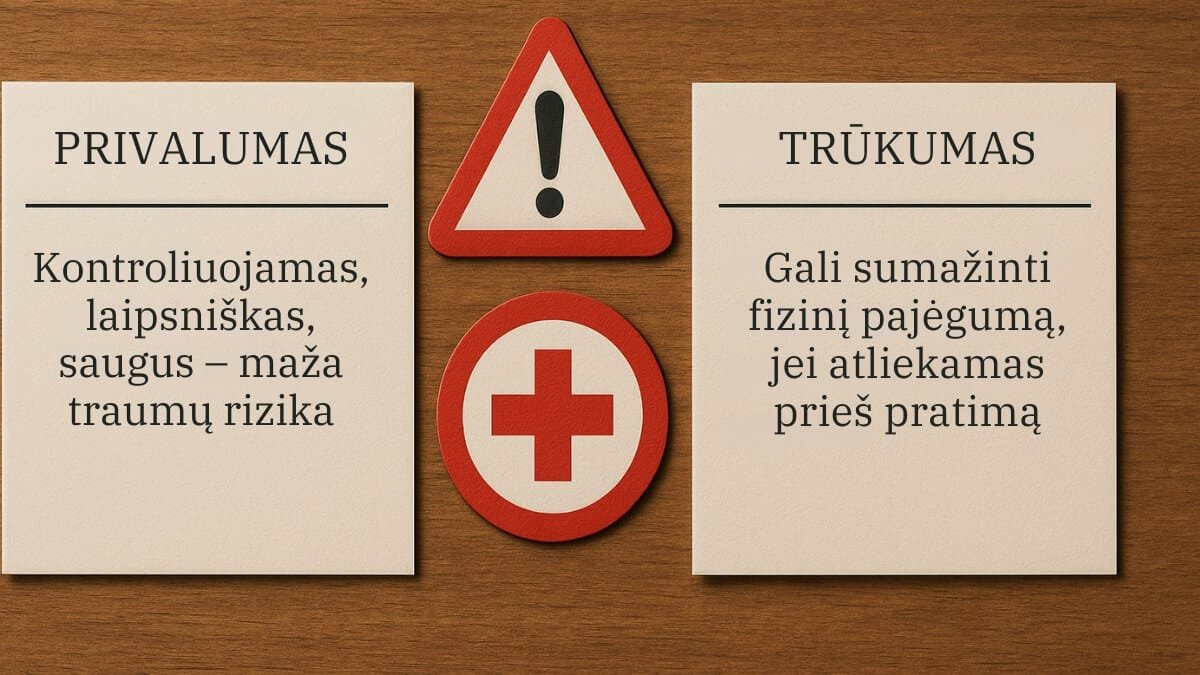 RAMP Apšilimo Sistema (RAMP Warm Up). Sportininkai atlieka dinaminius pratimus RAMP apšilimo pradžiai.