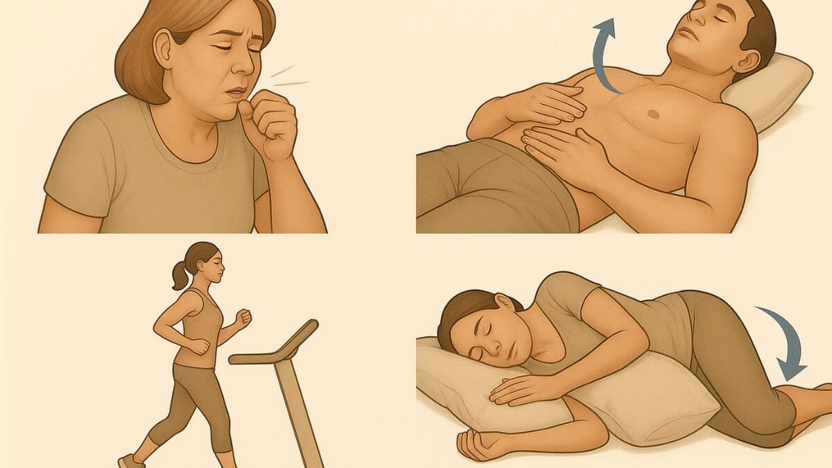 Masažas Esant Astmai | Massage For Asthma. Moteris naudoja inhaliatorių nuo astmos.