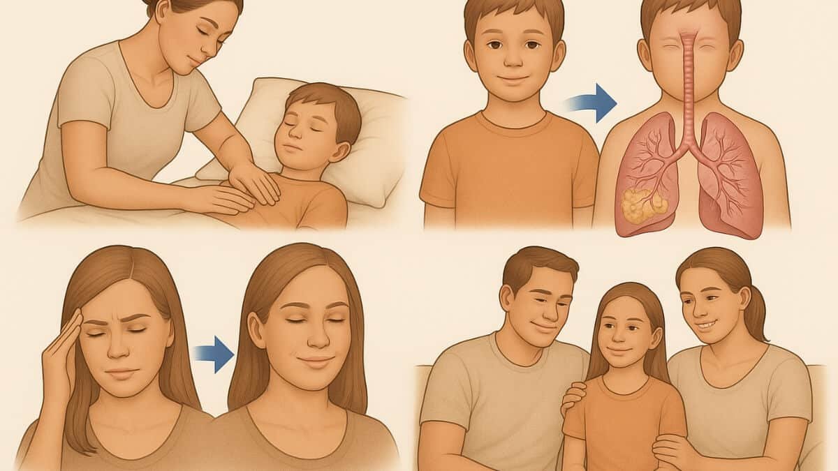 Masažas Esant Astmai | Massage For Asthma. Moteris naudoja inhaliatorių nuo astmos.