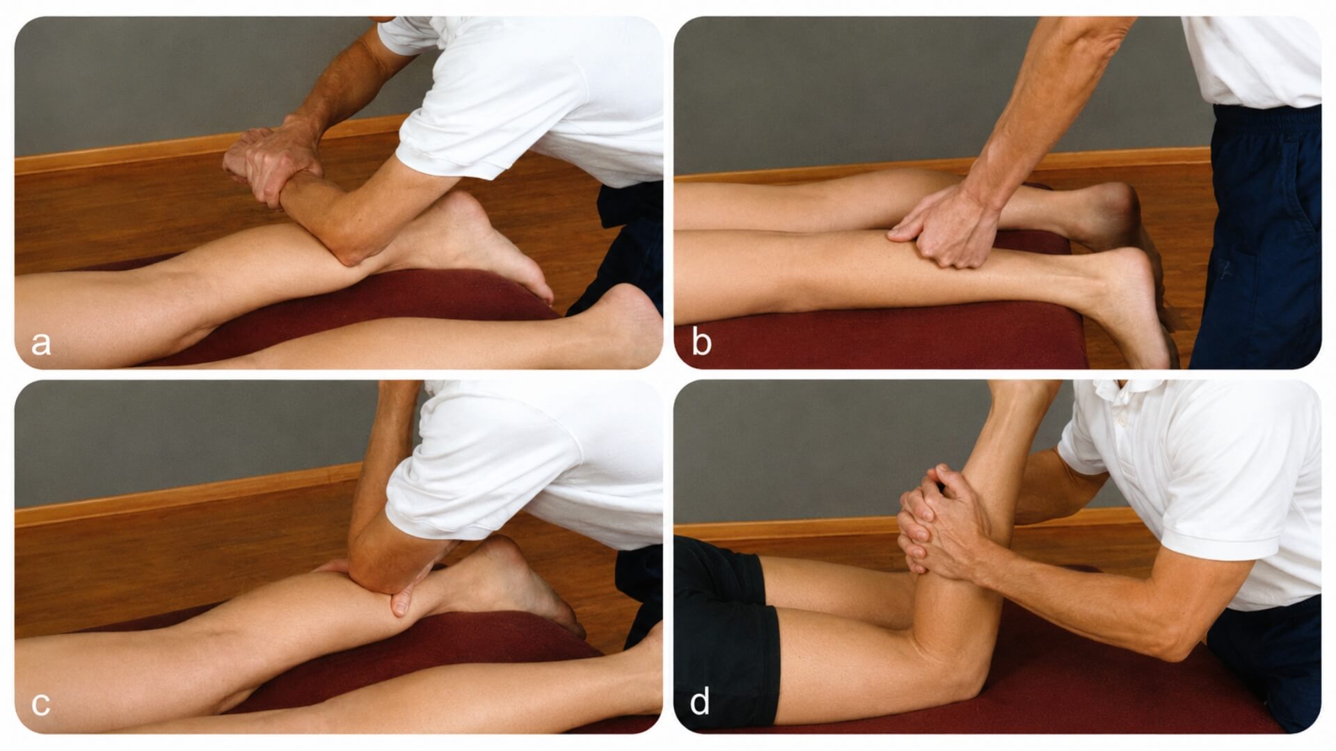 Masažas Esant Blauzdos Raumenų Patempimui (Calf Muscle Strain) Masažas Esant Blauzdos Raumenų Patempimui (Calf Muscle Strain). Keturios blauzdos masažo technikos: masažas dilbiu, kumščiu, alkūne ir blauzdos suspaudimas. Metodai taikomi siekiant sumažinti raumenų įtampą, pagerinti kraujotaką ir skatinti blauzdos audinių atsistatymą.
